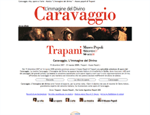 Tablet Screenshot of caravaggio.trapaniwelcome.it